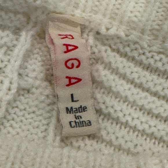 Women’s Raga Cyrus Tie Dye Pullover Sweater: Pink, Orange & White: size large - Picture 8 of 8